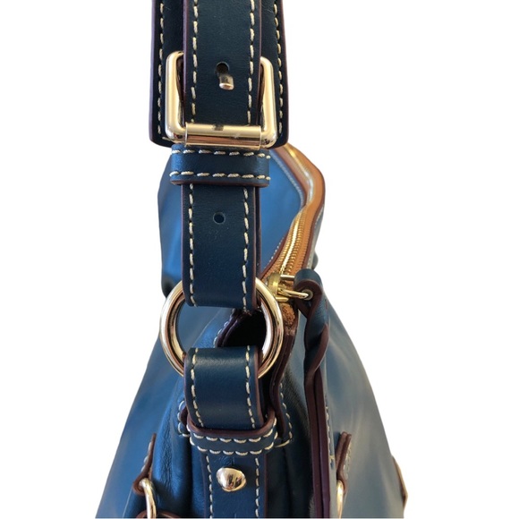 Dooney & Bourke Teagan 2pc Italian Vacchetta Leather Florentine Satchel MultiHP - Picture 6 of 16